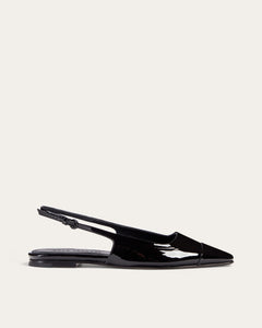 Tia Flat, Black Patent Tia flats dear-frances 