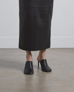 Sade Mule, Black Sade Sandal dear-frances 